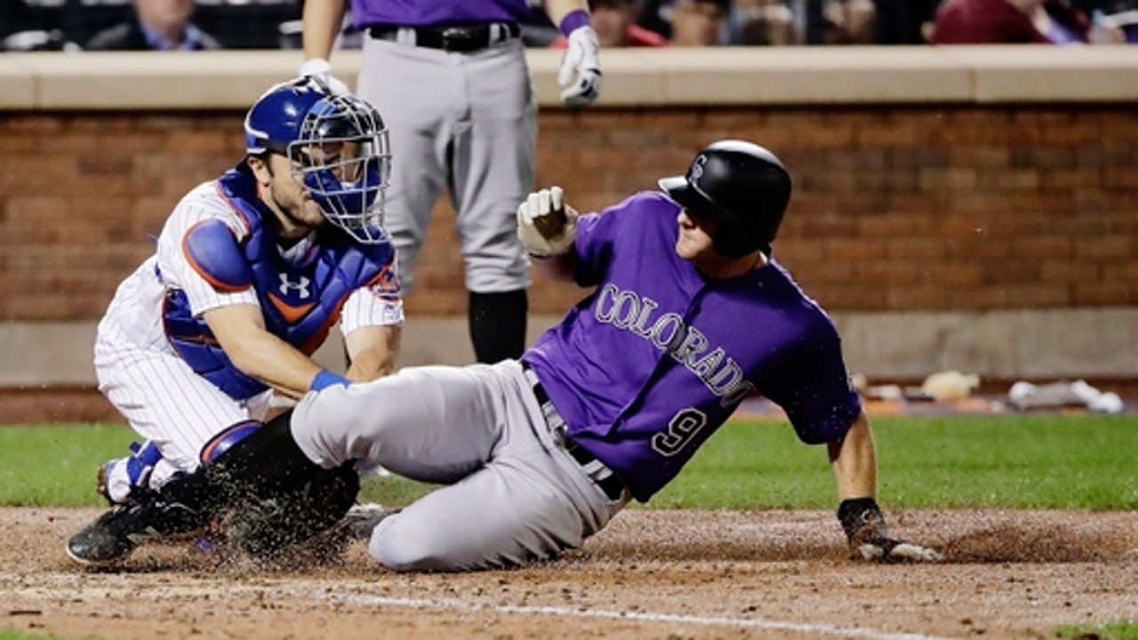 DeGrom wins 6th straight start, Mets rout Rockies 14-2 (Jul 14, 2017)